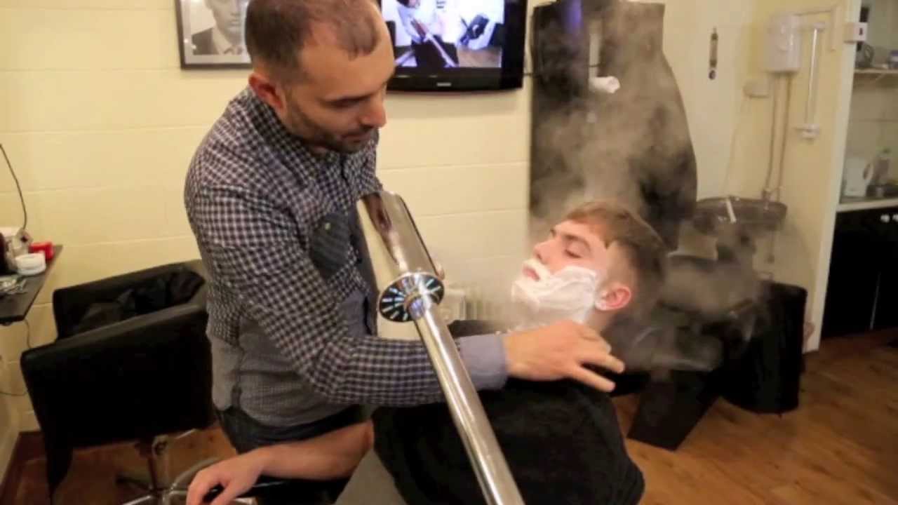Traditional Turkish hot towel shave at Istanbul Barbers Cambridge